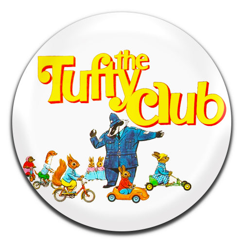 Tufty Club Road Safety Kids Retro 25mm / 1 Inch D-pin Button Badge