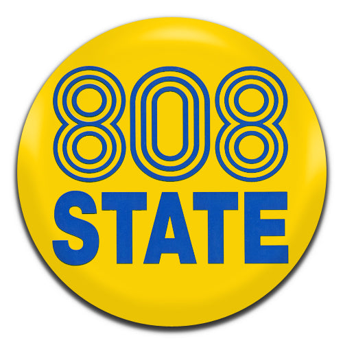 808 State Acid House Band 90's Rave Madchester 25mm / 1 Inch D-pin Button Badge