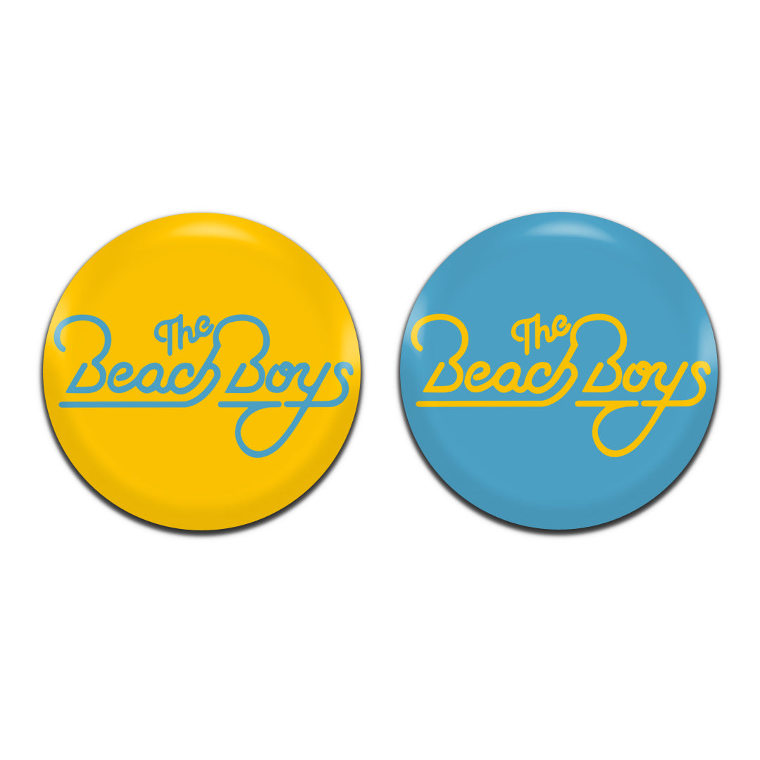 Beach Boys Surf Rock Psychedelic Pop Band 60's 25mm / 1 Inch D-Pin Button Badges (2x Set)
