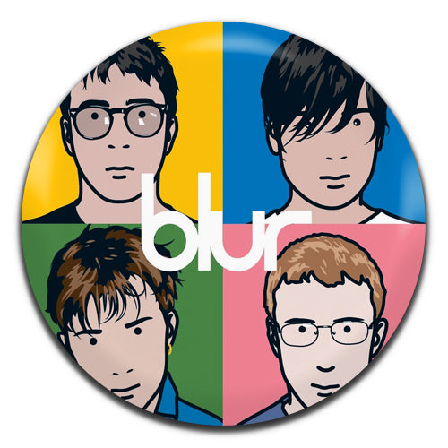Blur Best Of Indie Rock Brit-Pop Band 90's 25mm / 1 Inch D-pin Button Badge