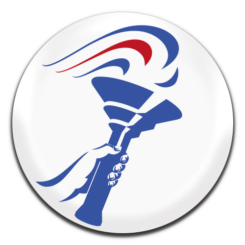 Conservatives Torch Tory Politics 25mm / 1 Inch D-pin Button Badge