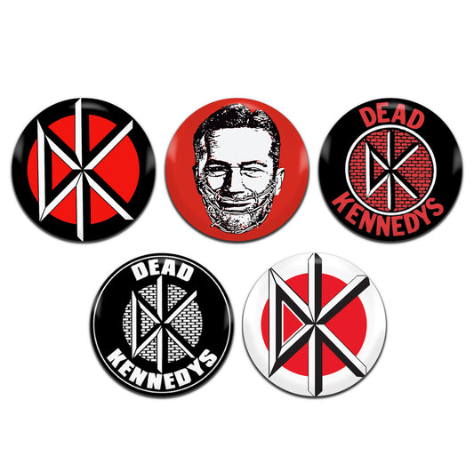 Dead Kennedys Punk Rock Band 70's 80's 25mm / 1 Inch D-Pin Button Badges (5x Set)