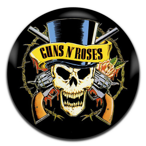 Guns N Roses Heavy Rock Band Metal 80's 25mm / 1 Inch D-pin Button Badge
