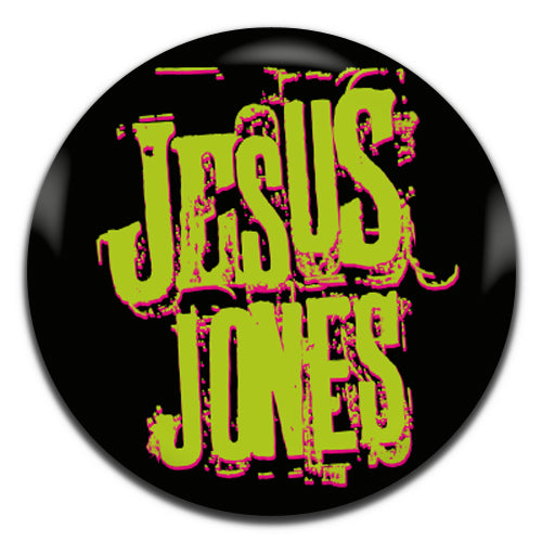 Jesus Jones Black Alternative Rock Band 90's 25mm / 1 Inch D-pin Button Badge