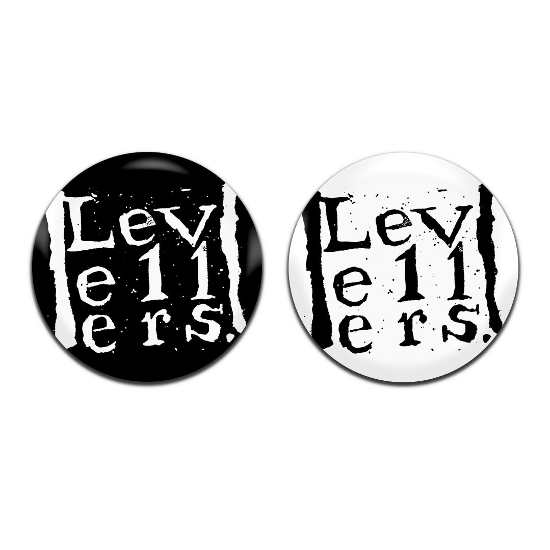 Levellers Folk Rock Punk Band 80's 90's 25mm / 1 Inch D-Pin Button Badges (2x Set)