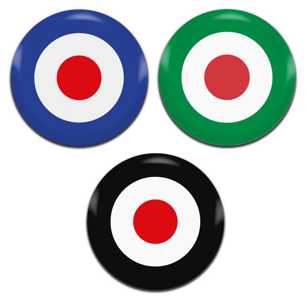 Mod Target 25mm / 1 Inch D-Pin Button Badges (3x Set)