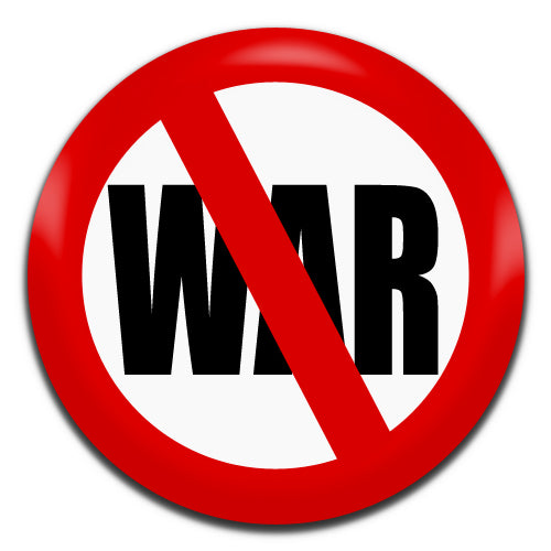 No War Sign Peace Hippie 25mm / 1 Inch D-pin Button Badge