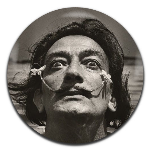 Salvador Dali Flowers Artist Art 25mm / 1 Inch D-pin Button Badge