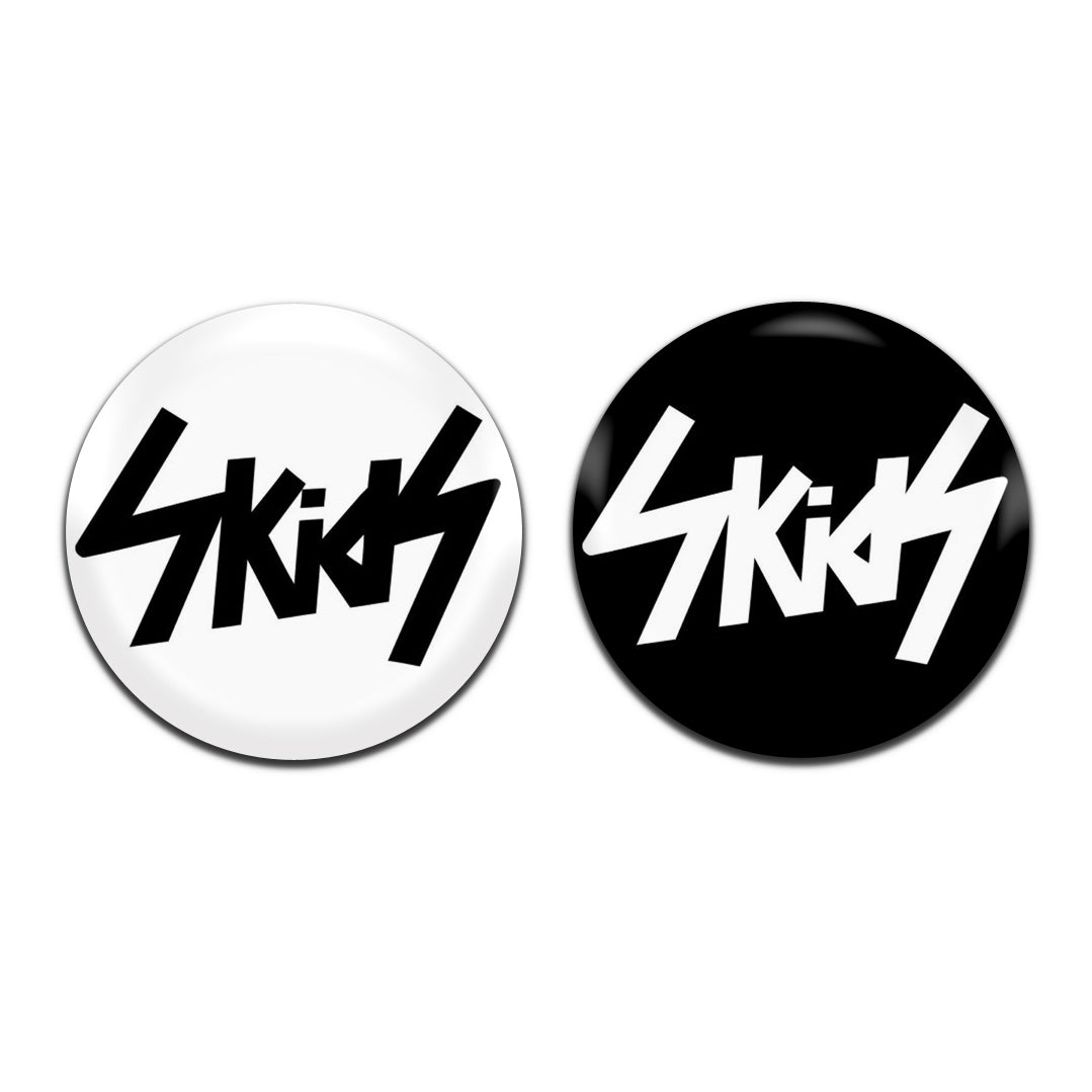 Skids Punk Rock New Wave 70's 80's 25mm / 1 Inch D-Pin Button Badges (2x Set)