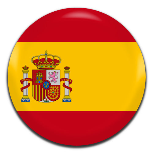 Spain Flag 25mm / 1 Inch D-pin Button Badge