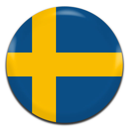 Sweden Flag 25mm / 1 Inch D-pin Button Badge