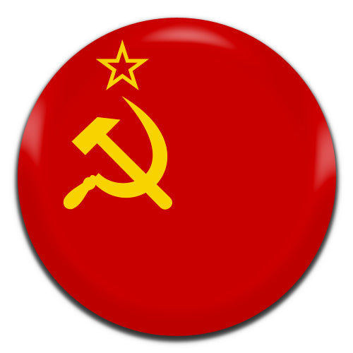 USSR Flag 25mm / 1 Inch D-pin Button Badge