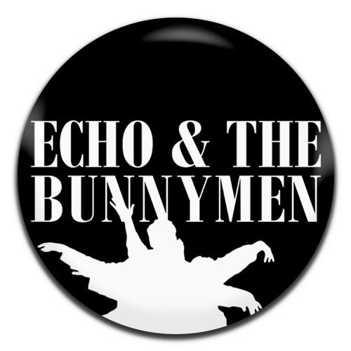 Echo & The Bunnymen Black Indie Rock Band 80's 25mm / 1 Inch D-pin Button Badge