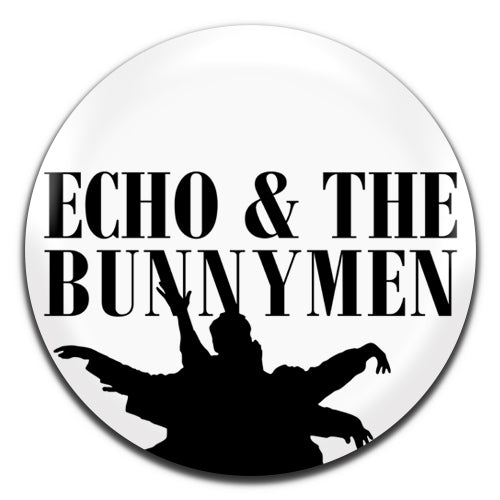 Echo & The Bunnymen White Indie Rock Band 80's 25mm / 1 Inch D-pin Button Badge