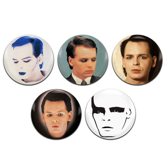 Gary Numan New Wave Synth Pop 80's 90's 25mm / 1 Inch D-pin Button Badges (5x Set)