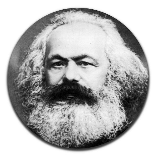 Karl Marx Communism Communist 25mm / 1 Inch D-pin Button Badge