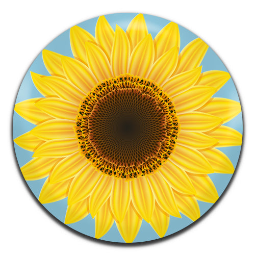 Sunflower Summer Hidden Disability 25mm / 1 Inch D-pin Button Badge