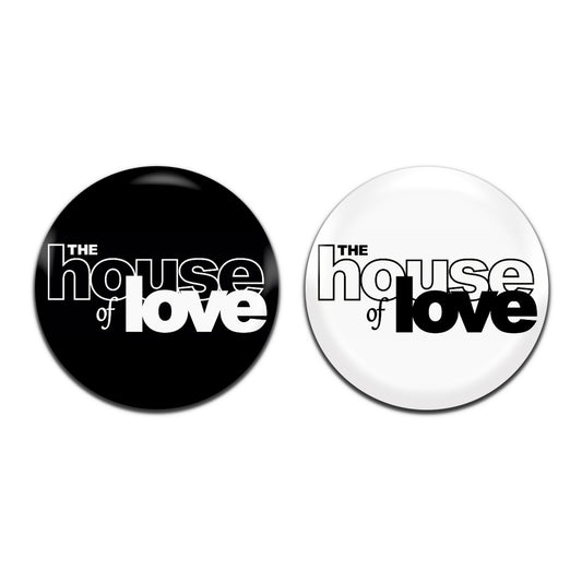 The House Of Love Shoegaze Rock Indie 80's 25mm / 1 Inch D-Pin Button Badges (2x Set)