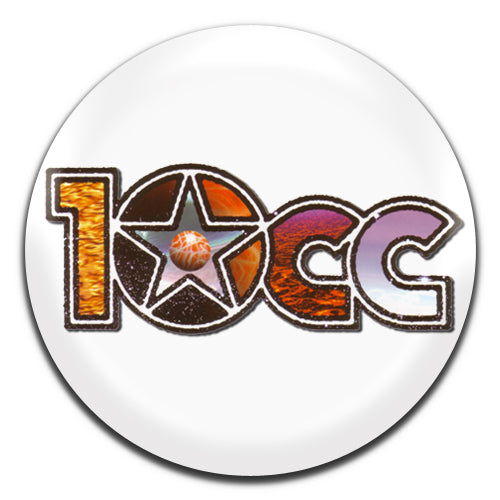 10cc Rock Band 70's 25mm / 1 Inch D-pin Button Badge
