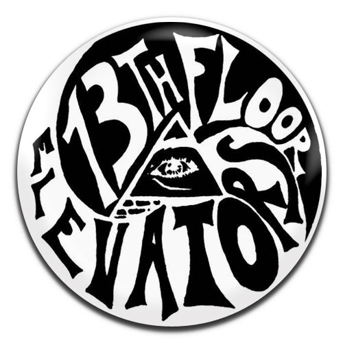 13th Floor Elevators Yin-Yang Psychedelic Rock Band 60's 25mm / 1 Inch D-pin Button Badge