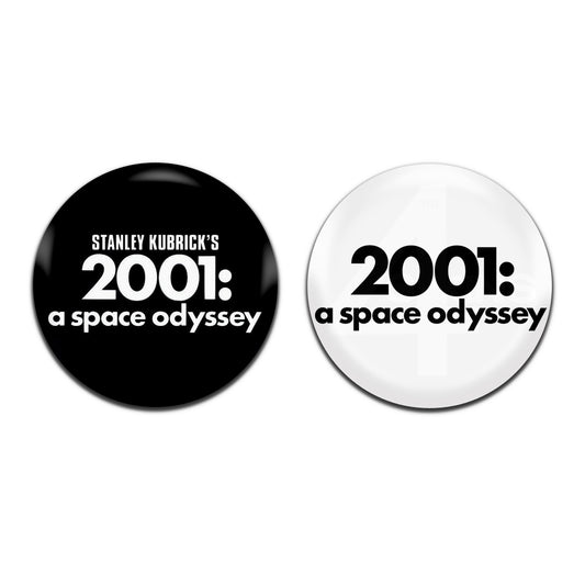 2001 Space Odyssey Movie Sci-Fi Film 60's 25mm / 1 Inch D-Pin Button Badges (2x Set)