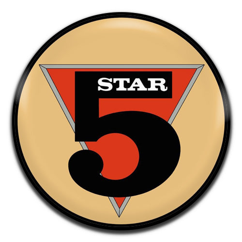 5 Star Pop Group Soul Disco R&B 80's 25mm / 1 Inch D-pin Button Badge