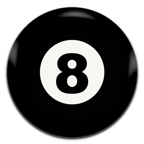 8 Ball Pool 25mm / 1 Inch D-Pin Button Badge