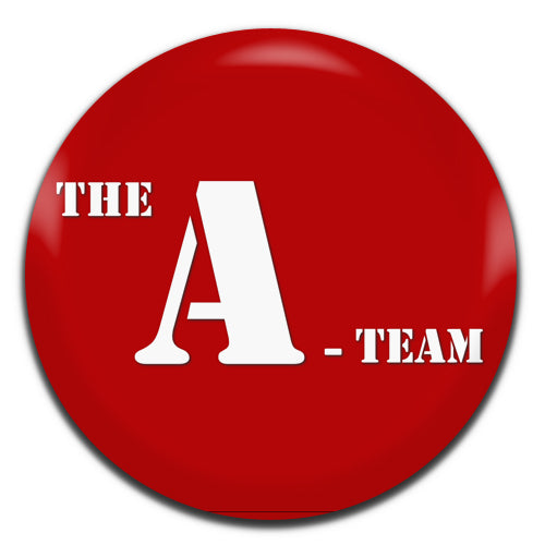 A-Team TV Series Red 25mm / 1 Inch D-pin Button Badge