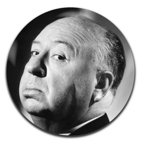 Alfred Hitchcock Movie Film Director 40's 50's 60's 25mm / 1 Inch D-pin Button Badge