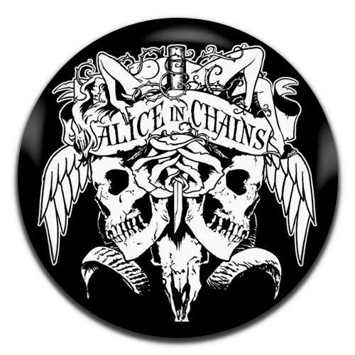 Alice In Chains Grunge Rock Band Metal Alternative 90's 25mm / 1 Inch D-pin Button Badge