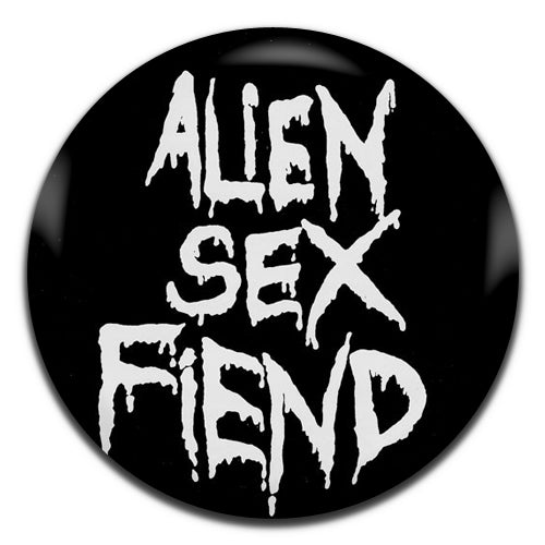 Alien Sex Fiend Gothic Rock Band Goth Punk 80's Black 25mm / 1 Inch D-pin Button Badge