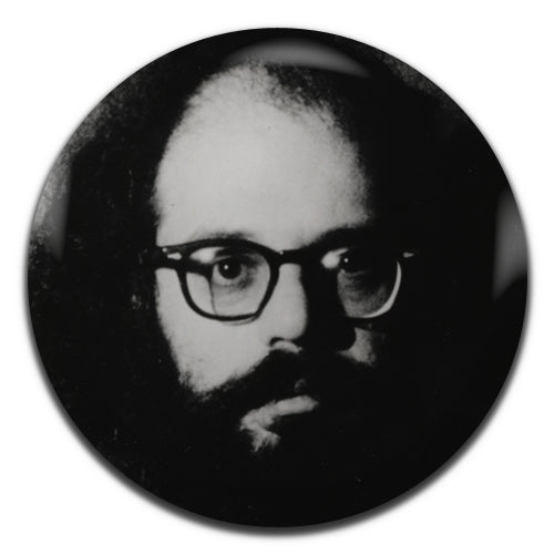 Allen Ginsberg Beat Poet 50's 60's 25mm / 1 Inch D-pin Button Badge