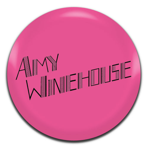Amy Winehouse Pop Jazz Soul Singer 00's Pink 25mm / 1 Inch D-pin Button Badge