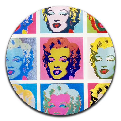 Andy Warhol Marilyn Monroe Pop Art 60's 25mm / 1 Inch D-pin Button Badge