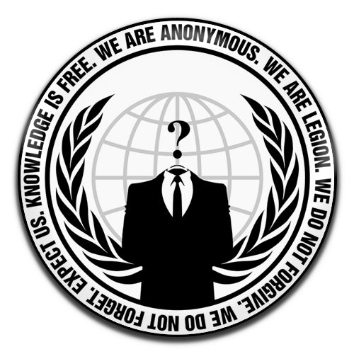 Anonymous Hackers Conspiracy Counter-Culture 25mm / 1 Inch D-pin Button Badge