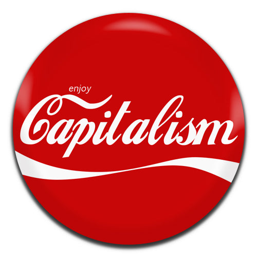 Anti Capitalism Coca Cola Parody Anti-Capitalism 25mm / 1 Inch D-pin Button Badge