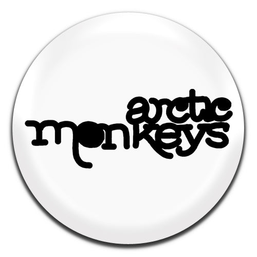 Arctic Monkeys Arctic Monkeys Indie Rock Band 00's White 25mm / 1 Inch D-pin Button Badge