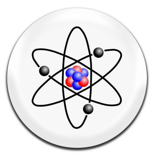 Atom Science Chemistry Physics School 25mm / 1 Inch D-pin Button Badge