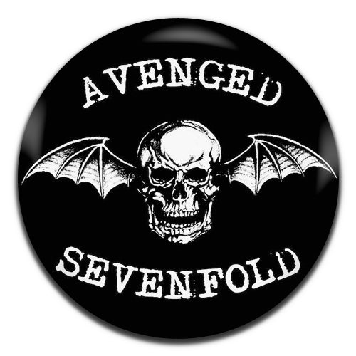 Avenged Sevenfold Heavy Metal Rock Band 00's Black 25mm / 1 Inch D-pin Button Badge