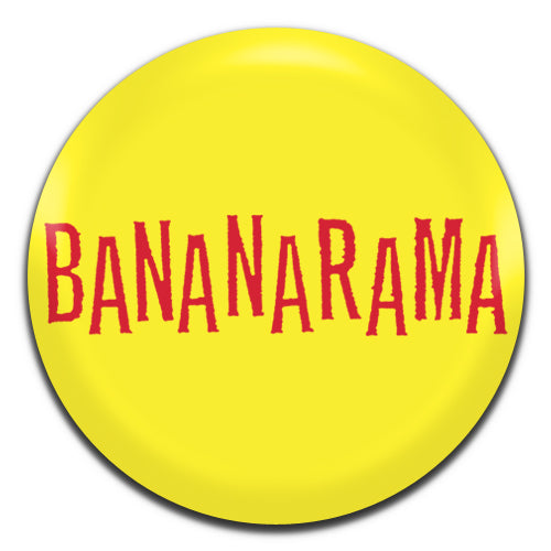 Bananarama Pop Group New Wave Band 80's Yellow 25mm / 1 Inch D-pin Button Badge