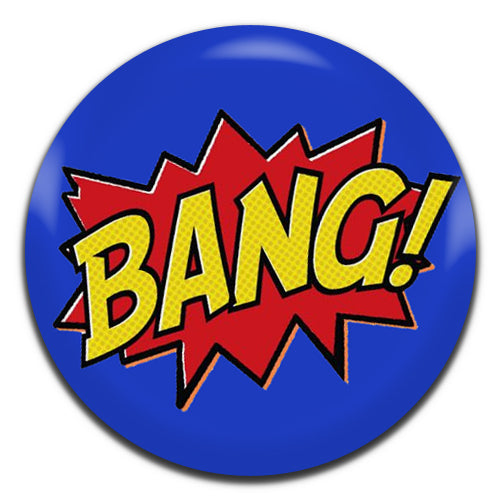 Bang! Comic Blue 25mm / 1 Inch D-pin Button Badge