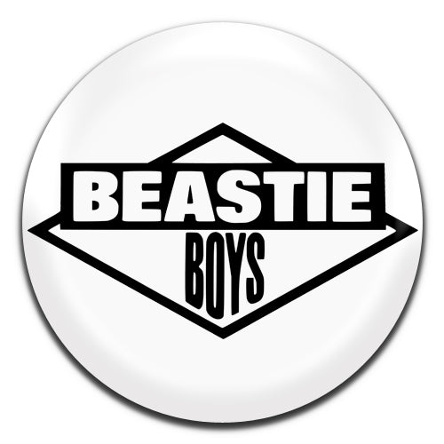 Beastie Boys Hip Hip Rap Alternative Rock 80's 90's White 25mm / 1 Inch D-pin Button Badge