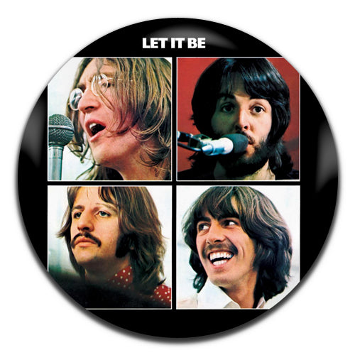 The Beatles Let It Be Rock Pop 60's 25mm / 1 Inch D-pin Button Badge