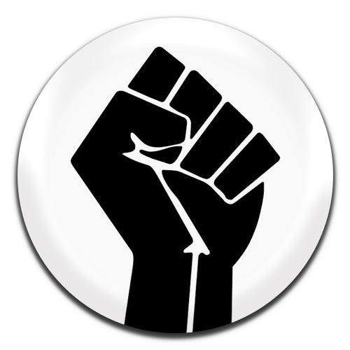 Black Power 25mm / 1 Inch D-pin Button Badge