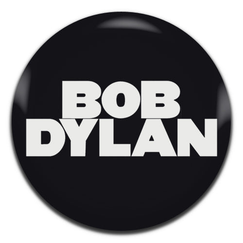 Bob Dylan Folk Rock Singer 60's Black 25mm / 1 Inch D-pin Button Badge