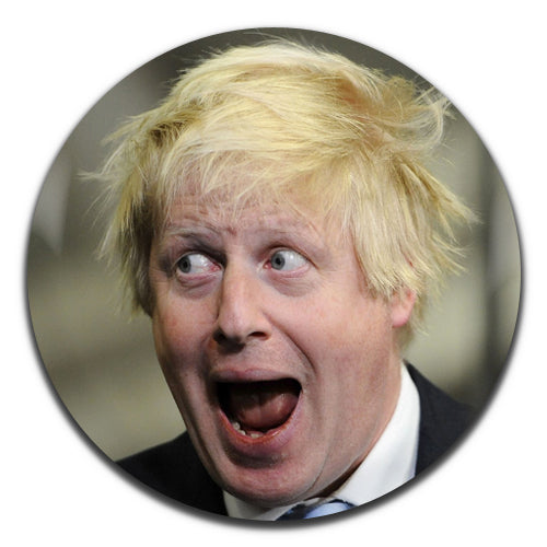 Boris Johnson Novelty Politics Funny 25mm / 1 Inch D-pin Button Badge