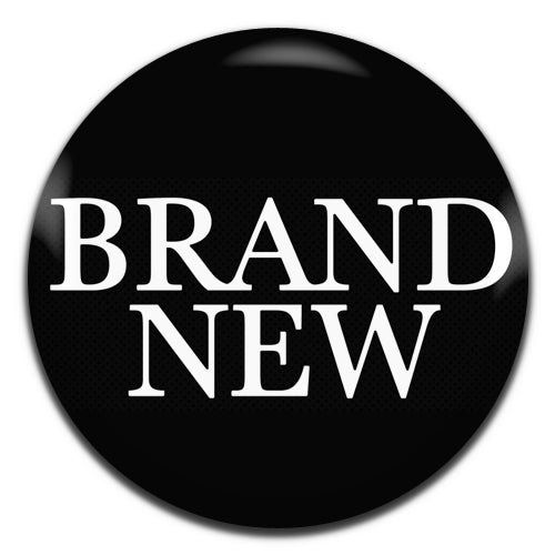 Brand New Black 25mm / 1 Inch D-pin Button Badge