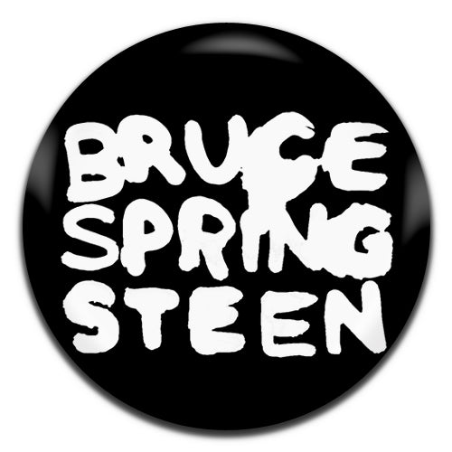 Bruce Springsteen Rock Americana Folk Singer 70'sBlack 25mm / 1 Inch D-pin Button Badge