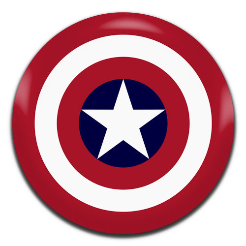 Captain America Shield Marvel Comic Superhero 25mm / 1 Inch D-pin Button Badge