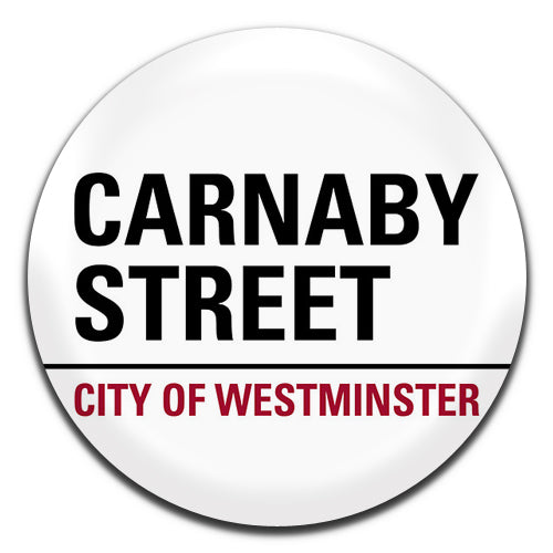 Carnaby Street Sign London 25mm / 1 Inch D-pin Button Badge